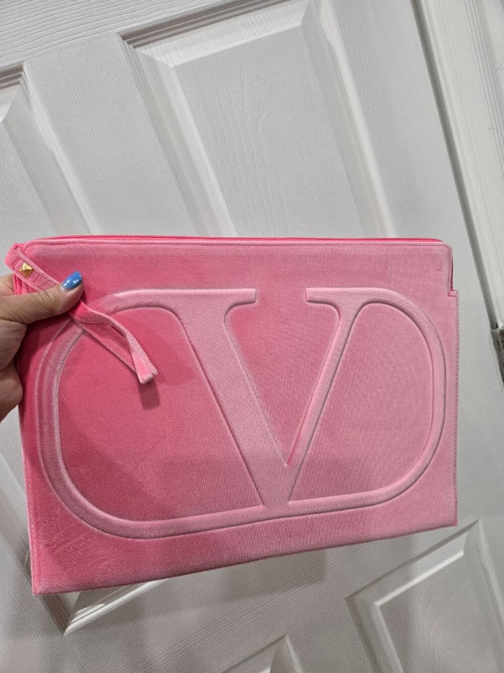 VALENTINO GARAVANI LAPTOP POUCH V LOGO NEW